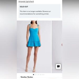 Amanda Uprichard Champagne Romper